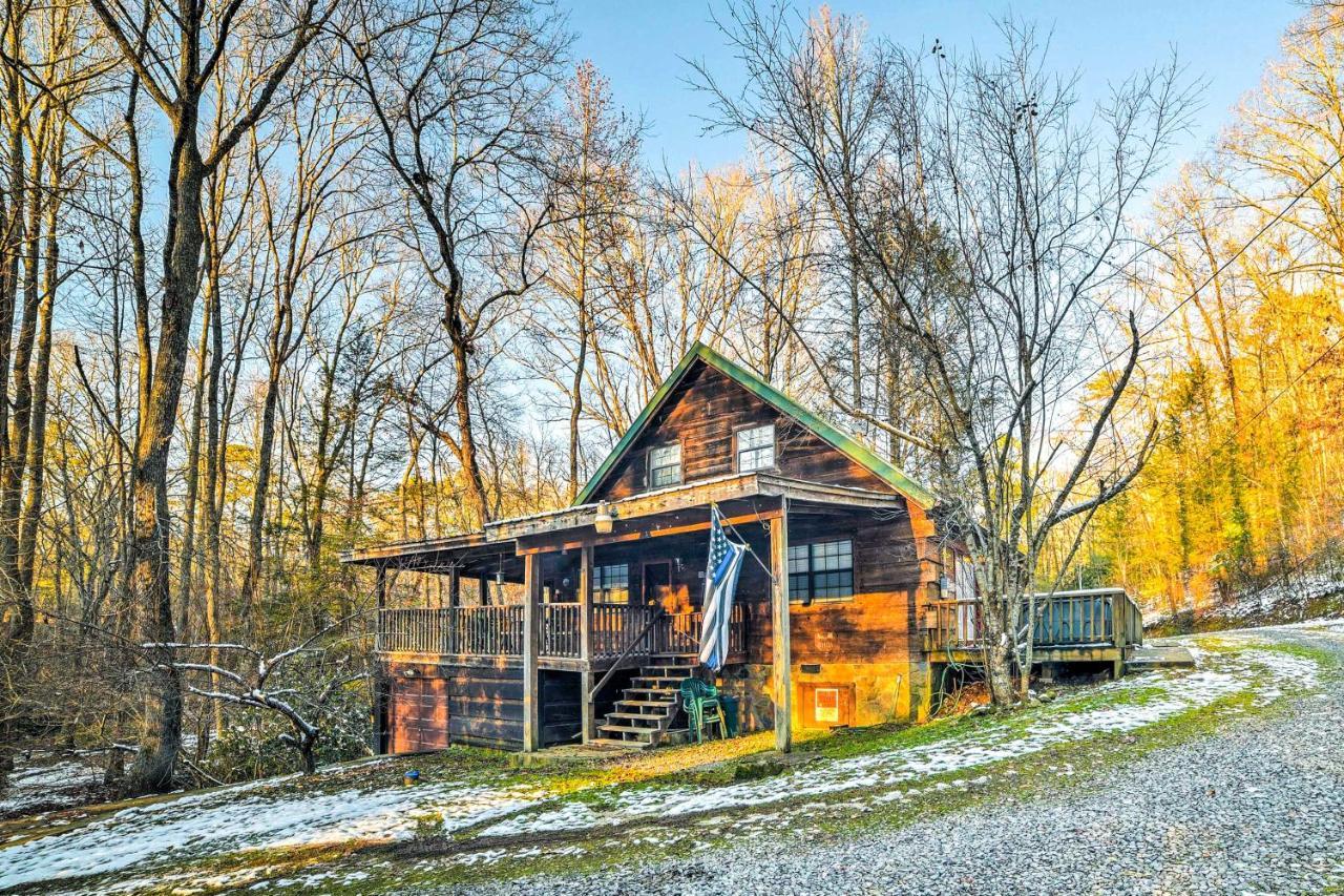 Cozy Tellico Plains Cabin With Large Mountain Creek! Exteriér fotografie