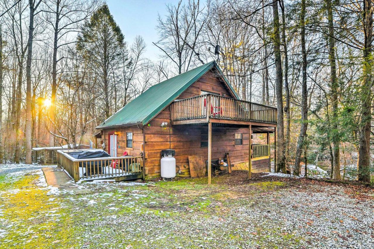 Cozy Tellico Plains Cabin With Large Mountain Creek! Exteriér fotografie